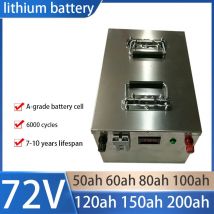 Neuer 72V 50Ah 60AH 80AH 100AH 120AH 150Ah 200AH LifePo4 Lithium-Akku, Golfwagen, Elektrofahrzeug-Dreirad-Motorrad
