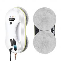 PuRuiKai 2025 Limpiador de ventanas robótico: sin rayas alimentado por IA para puertas/pasos de vidrio/patio Ultra silencioso y control remoto PRK-309