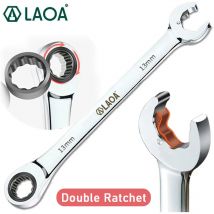 Chiavi combinate a doppia chiave aperta con chiave a cricchetto LAOA realizzate a Taiwan