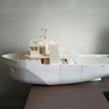 RC Ships 70cm Simulation Remote Control Tugboat 3D Printing Forming  RC Schiffe Model Kit Ship Toy Adult Toys