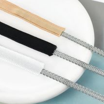 5/10/20M 10mm Nastro di nylon tubolare con ferretto Canalizzazione del reggiseno Filo Manicotto protettivo Decorativo Lace Trim Accessorio per cucire