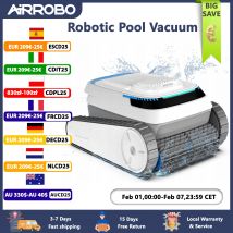 AIRROBO PC10 Poolreiniger für Einbaupools, intelligenter Poolroboter mit Navigation, Wandkletternder Poolreiniger, 120 Minuten Laufzeit