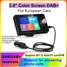 2.8Inch for European Android Car Radio Color Screen Dab Receivers Dab+ Antenna Adapter Mxc Interface Support Bt Udisk Tf Card Fm