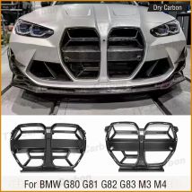 Trockene Kohle faser Auto Front stoßstangen gitter csl Stil für BMW G80 G81 M3 G82 G83 M4 2015-2018 Motorhaube Renn gitter mit Entlüftung verkleidung