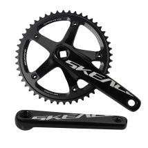 SKEACE BMX Crankset 48T Aluminum Alloy Fixed Gear Crank 144BCD Single Speed Fix Gear 165mm Bike Bicyle Chainwheel BMX Crank