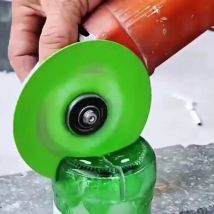 Disco da taglio per vetro Diamante 100mm Sega per marmo Piastrelle in ceramica Cristallo di giada Bottiglie di vino Rettifica Smussatura Utensile da taglio per vetro 3/1 pezzi