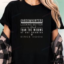 Shadowhunters Movie - Dark Shadow Summer Casual Trendy All-Purpose Round-neck T-shirt for Men and Women