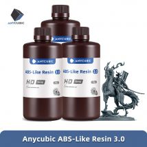 ANYCUBIC La più recente resina ABS 3.0 simile per stampante LCD 3D Maggiore precisione Altamente resistente con velocità di restringimento inferiore Odore minimo