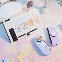 GeekShare Mikko Sweet Thoughts Daumengriffkappen JoyCon Cover Game Card Box Schutzhülle für Nintendo Switch/OLED