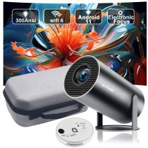 DITONG HY300 Plus HD Projektor portatil 4K 1280x720P Android LED Video Kino domowe Telefon mini Proyector Movie HY300 pro