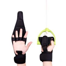 Anti-Spasticity fitness Finger Rehabilitation Auxiliary Gloves Grip Splint Finger Hand Impairment Fixed Hand Glove Hot