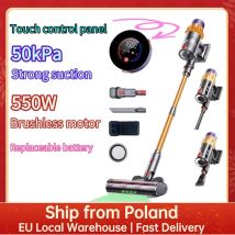 2025 MPQU V18 50kPa 550W Aspirapolvere senza fili Touch Screen di controllo Batteria rimovibile 3 Modalità di alimentazione Aspirapolvere ricaricabile