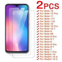 2 SZTUKI szkła hartowanego do Xiaomi Redmi 10 10X 9 5G Osłona ekranu do Redmi Note 7 8 9 10 Pro Max