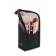 1 Pc Stand Cosmetic Bag for Women Clear Zipper Makeup Bag Travel Female Makeup Brush Holder Organizer Toiletry Bag