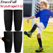 1 Paar Kinder Fußball Schienbeinschutz Socken Atmungsaktive Waden Schienbeinschutz Abdeckungen Schienbeinschutz Halter Fußball Socken mit Taschen