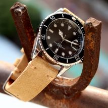 Suede Watch Bands Straps Handmade For Men 18mm 19mm 20mm 21mm 22mm Leather Watch Strap Brown Quick Release Wristband