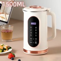 1500ml Soy Milk Machine Electric Juicer Blender Mixer Soybean Milk Maker Wall Breaking Machine 10-leaf Blade Breakfast Machine