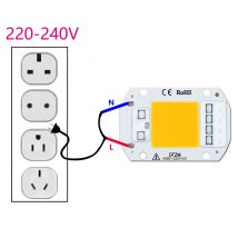 led 220v 50w LED COB 5W Żarówka wiórowana Wysoka moc 10W 20W 30W Żarówki Lampy 220V Matryca LED Do Zewnętrznych Wewnętrznych Reflektor Biały