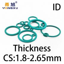 O-ring spessore 1,8/2,65 mm CS fluorurato FKM guarnizione resistente alla temperatura di tenuta anello in gomma completo nelle specifiche.-.