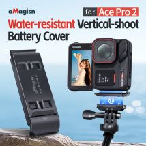 aMagisn Copribatteria per Insta360 Ace Pro 2, Porta batteria con ripresa verticale con interfaccia magnetica a sgancio rapido per AcePro2