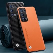 Custodia in pelle PU di lusso per OPPO Reno 6 Pro Plus Cover posteriore Custodia in silicone opaco con protezione completa per OPPO Reno 6 Pro 5G 6Pro