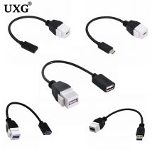 20 cm USB 3.1 Typ C Keystone Stecker auf Buchse USB-Koppler Einsätze Buchse Kabel Port Verlängerungsstecker für Wandplatten-Steckdose