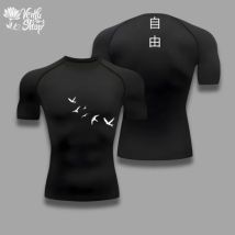 Attack on Titan, Eren Jaeger, AOT, Anime Gymwear, Fitnessstudio, Sportbekleidung, Bekleidung, Kompressionsshirt, Muskelshirt, Merch