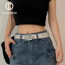 Frauen Hosen Gürtel PU Leder Silber Gürtel Mode Casual Gürtel für Frauen für Jeans Luxus Designer Marke Frauen Taille Gürtel DT174