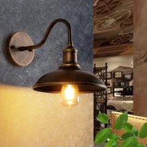 LED Industrie Wandleuchte Retro Amerikanische Wandleuchte Für Innenhof Balkon Eingang Treppe Flur Schlafzimmer Vintage Dekor Leuchten