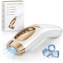 Depilazione laser 9 Levevls Flash illimitato Rimozione peli IPL Raffreddamento sul ghiaccio Risultati indolori e di lunga durata Trattamento completo del corpo