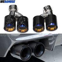 Für BMW 5er G30 G31 525i 530i 528i Auspuffspitze Endrohrumwandlung Quad Schalldämpferspitze M Performance Auspuffanlagen 2018+