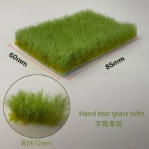 Altezza 12mm Erba Statica Cluster Modello Tuft Artificiale Prato Micro Wargame Paesaggio Materiali Tavolo di Sabbia Layout Diorama Kit 1 Pz
