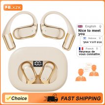 LED-Kopfhörer mit sofortigem Sprachübersetzer, kabellose Bluetooth-Kopfhörer, Geräuschunterdrückung, Hi-Fi-Audio, Gaming-Ohrhörer für Erwachsene und Kinder