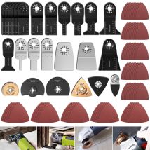 20-100 Stück Multifunktions-Oszillationsblatt-Renovator-Sägeblätter Multi-Elektro werkzeuge Zubehör Präzisions-Universal-Schneid messer