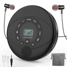 lettore cd portatile con discman bluetooth ricaricabile con altoparlante e auricolari walkman cd con altoparlante e trasmettitore bluetooth