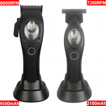 4500 mah profession eller Haars ch neider elektrischer Herren schneider mit 8000 U/min Sitz ladung, batterie beschichtete Klingen mit großer Kapazität