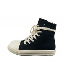 Women Casual Canvas Pu Shoes Luxury Trainers Lace Up Men Sneakers Zip High-TOP Hip Hop Autumn Flats Black Boots