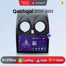 Junsun CarPlay Android Auto autoradio per Nissan Qashqai J10 2006 - 2013 GPS sistemi intelligenti tereo Multimedia autoradio