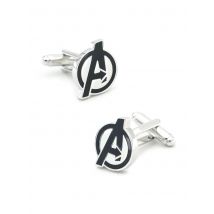Men's Cuff Links Super Heroes Movie Design Quality Brass Material Black Color Cufflinks Wholesale&retail