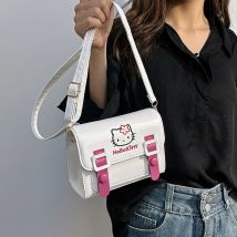 Anime Sanrio Umhängetaschen Hallo Kitty Melody Kuromi Zimt Mädchen Frauen Luxus Marke Tasche Hohe Qualität Designer Taschen Geschenke