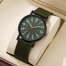 Männer Uhren Casual Nylon Band Sport Uhr Anlog Quarz Militär Armbanduhren Relogio Masculino Reloj Hombre