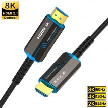 Cavo HDMI 8K cavo HDMI 2.1 in fibra ottica 8K 60Hz 4K 120Hz 48gbps eARC HDCP HDR 10 + per TV Box PC PS4/5 cavo 2.0 compatibile con HDMI