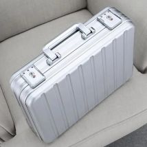 13”15 Inch New Aluminum Briefcase Toolbox Laptop case Business Box With Lock