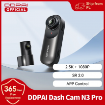 DDPAI Dash Cam Mola N3 Pro 1600P Risoluzione FOV 140 °   Supporto GPS WIFI integrato Guardia di parcheggio 24 ore DVR per auto con registrazione a doppio canale