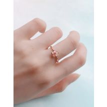 LAMOON Sakura 925 Silver Ring For Women Natural Shell Little Flower Ring 18K Rose Gold Plated Fine Jewelry Female LMRI087