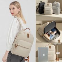 Rucksäcke für Damen, Laptop-Rucksack, Geschäftsreisetaschen, 38,1 cm, großer Notebook-Rucksack, wasserdichter Pendler-Urban-Rucksack, luxuriös