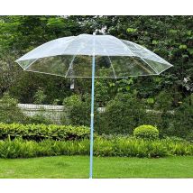 Transparenter Regenschirm Außen ständer Regenschirm Innenhof Villa Gartens chirm