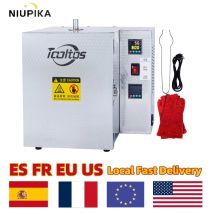 Horno de combustión de fundición de joyería de doble temperatura, máquina para eliminar cera con Control Digital, equipo de herramientas de joyería