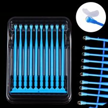 100pcs Disposable Dental Adhesive Tip Micro Applicator Sticks for Tooth Crown Porcelain Veneer Bonding Rods Dentistry Materials