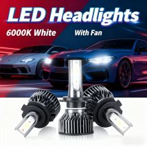 2x LED Headlight 280W LED H4 H7 H1 H11 H8 9005 9006 HB3 HB4 H9 9012 HIR2 H13 9004 9007 9008 6000K Fog Light Mini Diode 12V